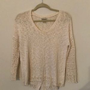 LUCKY BRAND CREAM SWEATER